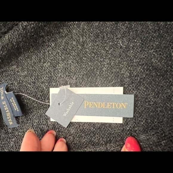 Pendelton Washable Wool Old Fashion Grandpa Cardigan - Picture 12 of 16